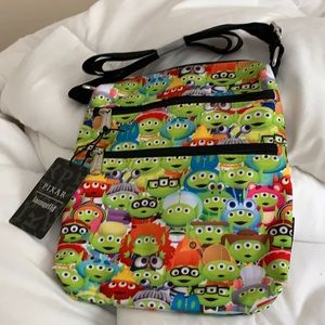 Loungefly passport crossbody bag